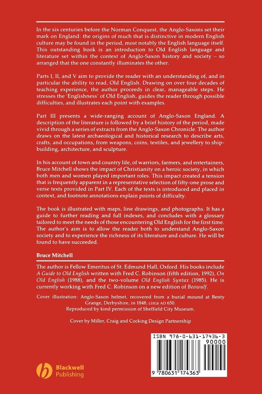 Rückseitencover An Invitation to Old English and Anglo-Saxon England