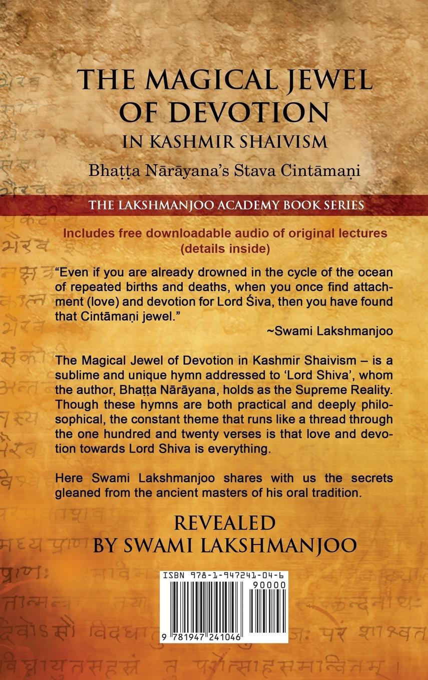 Rückseitencover The Magical Jewel of Devotion in Kashmir Shaivism
