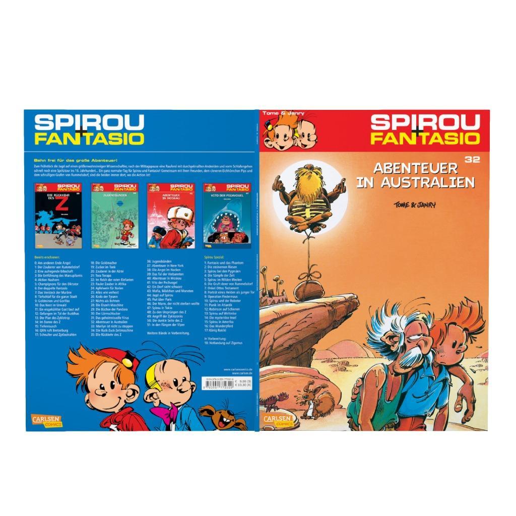 Beispielinhalt (Bild) Spirou und Fantasio 32. Abenteuer in Australien
