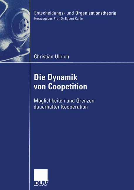 Vorderes Coverbild Die Dynamik von Coopetition