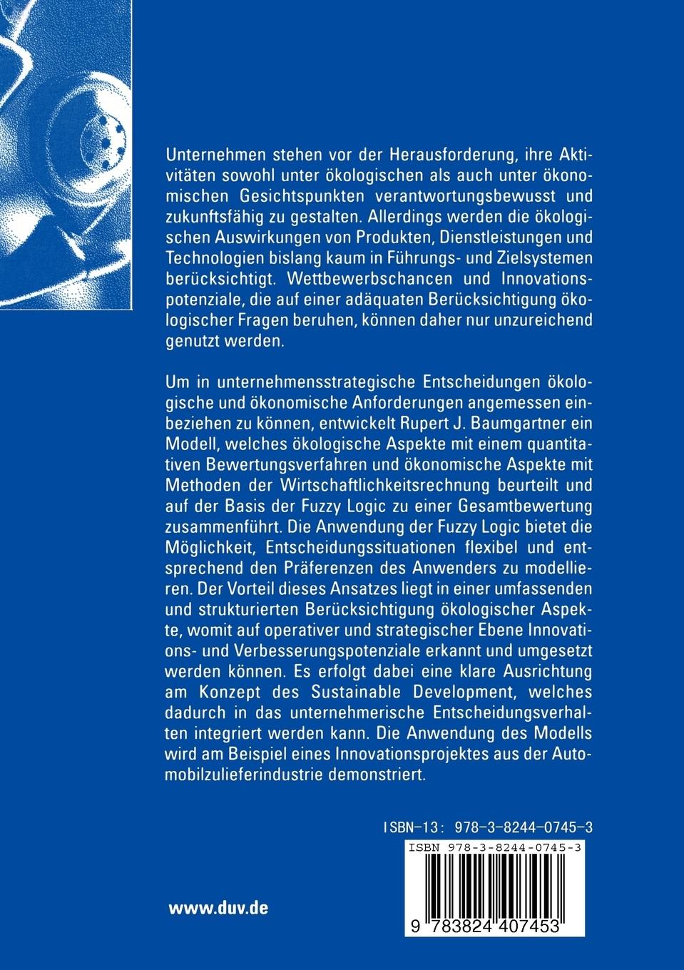 Rückseitencover Sustainability Assessment