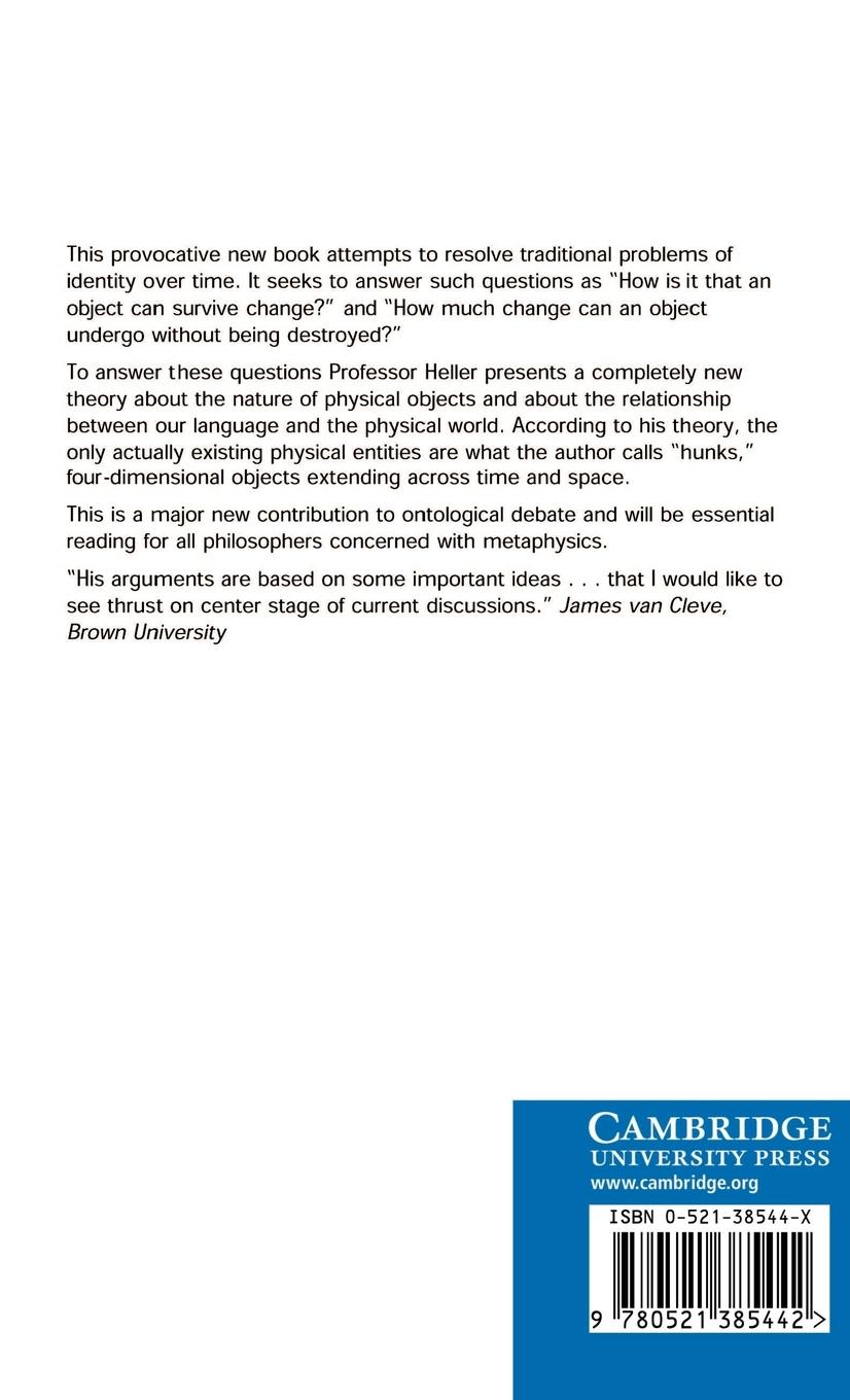 Rückseitencover The Ontology of Physical Objects