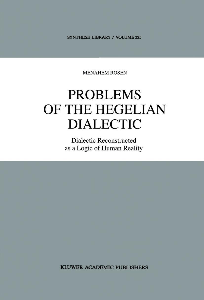 Vorderes Coverbild Problems of the Hegelian Dialectic