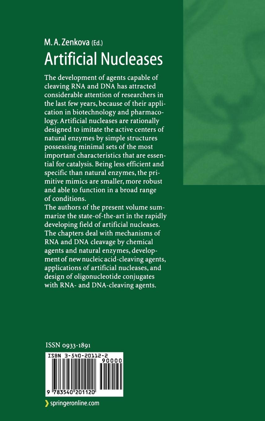 Rückseitencover Artificial Nucleases