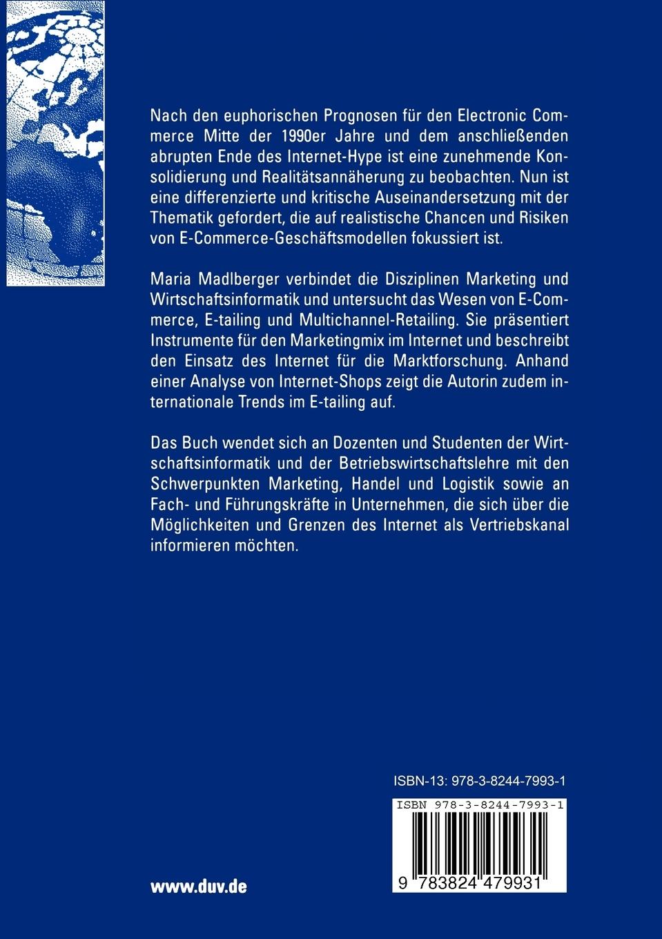 Rückseitencover Electronic Retailing