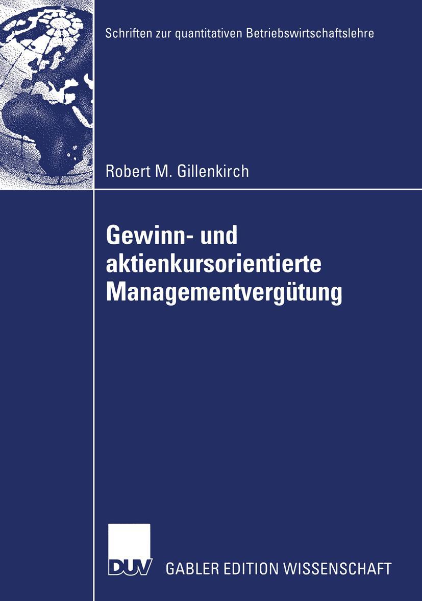 Vorderes Coverbild Gewinn- und aktienkursorientierte Managementvergütung