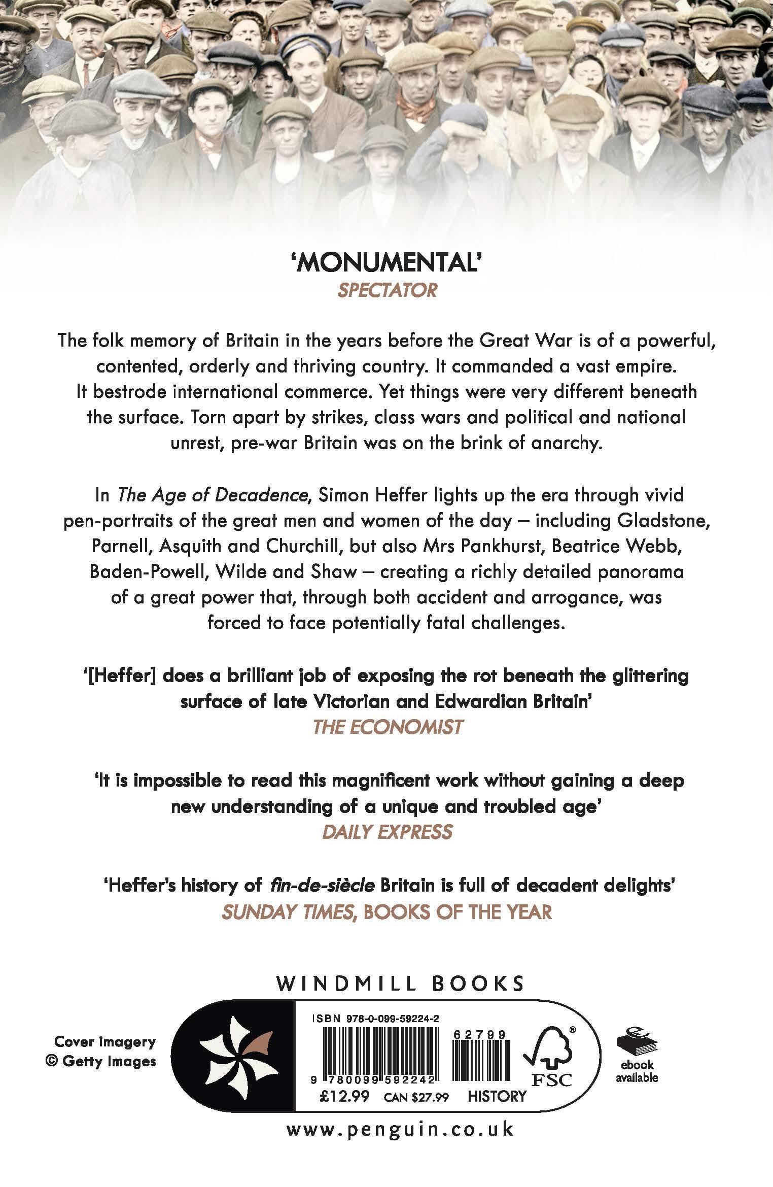 Rückseitencover The Age of Decadence