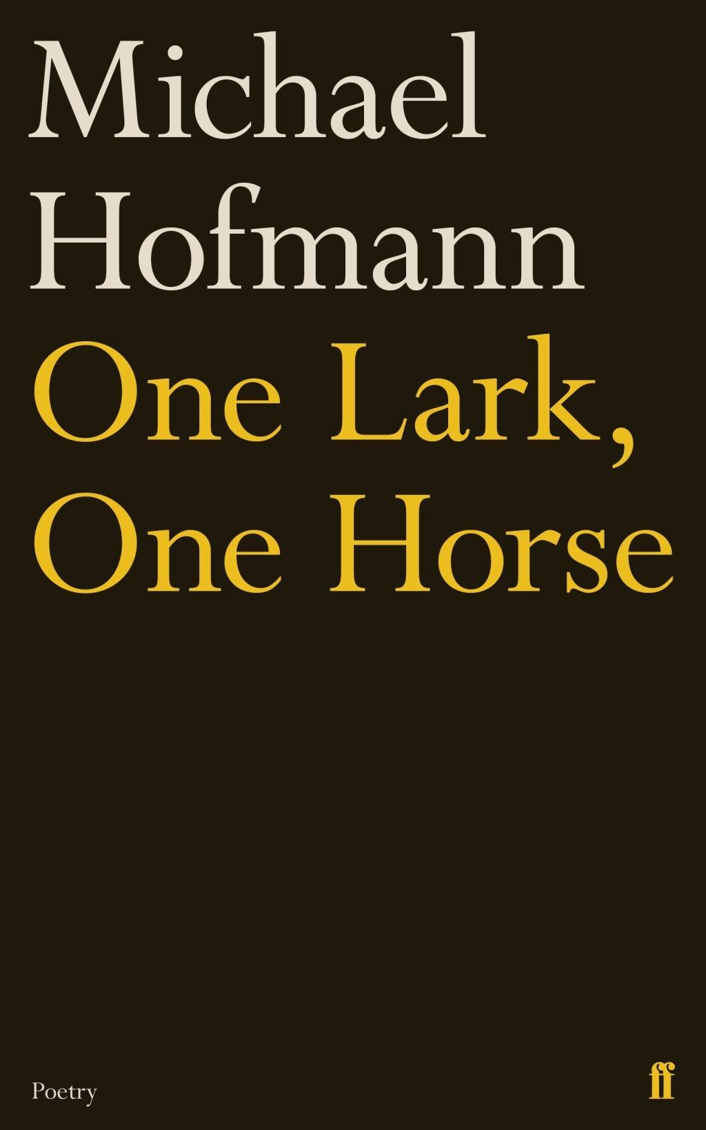 Vorderes Coverbild One Lark, One Horse