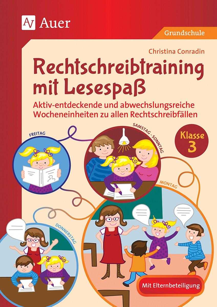 Vorderes Coverbild Rechtschreibtraining mit Lesespaß - Klasse 3