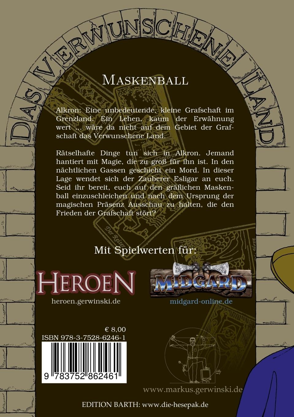 Rückseitencover Maskenball