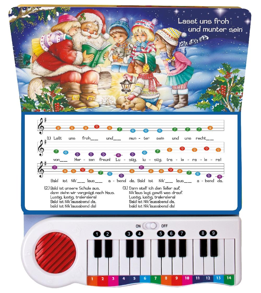 Beispielinhalt (Bild) Trötsch Klavierbuch Meine ersten Weihnachtslieder