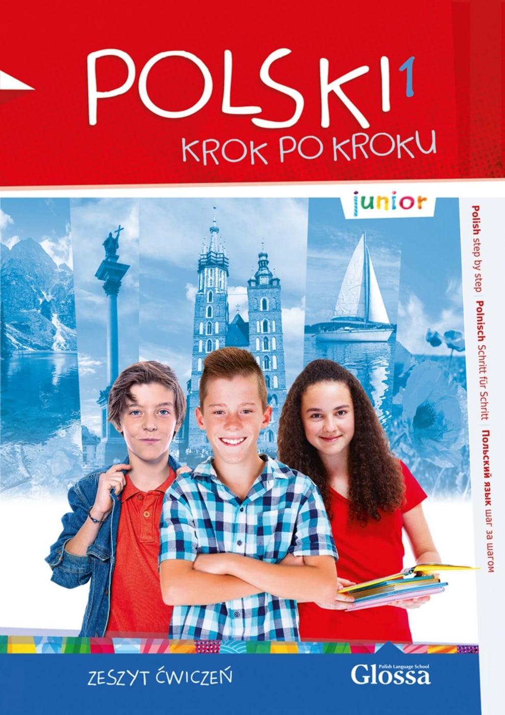 Vorderes Coverbild POLSKI krok po kroku - junior 1 /  Übungsbuch + MP3-CD