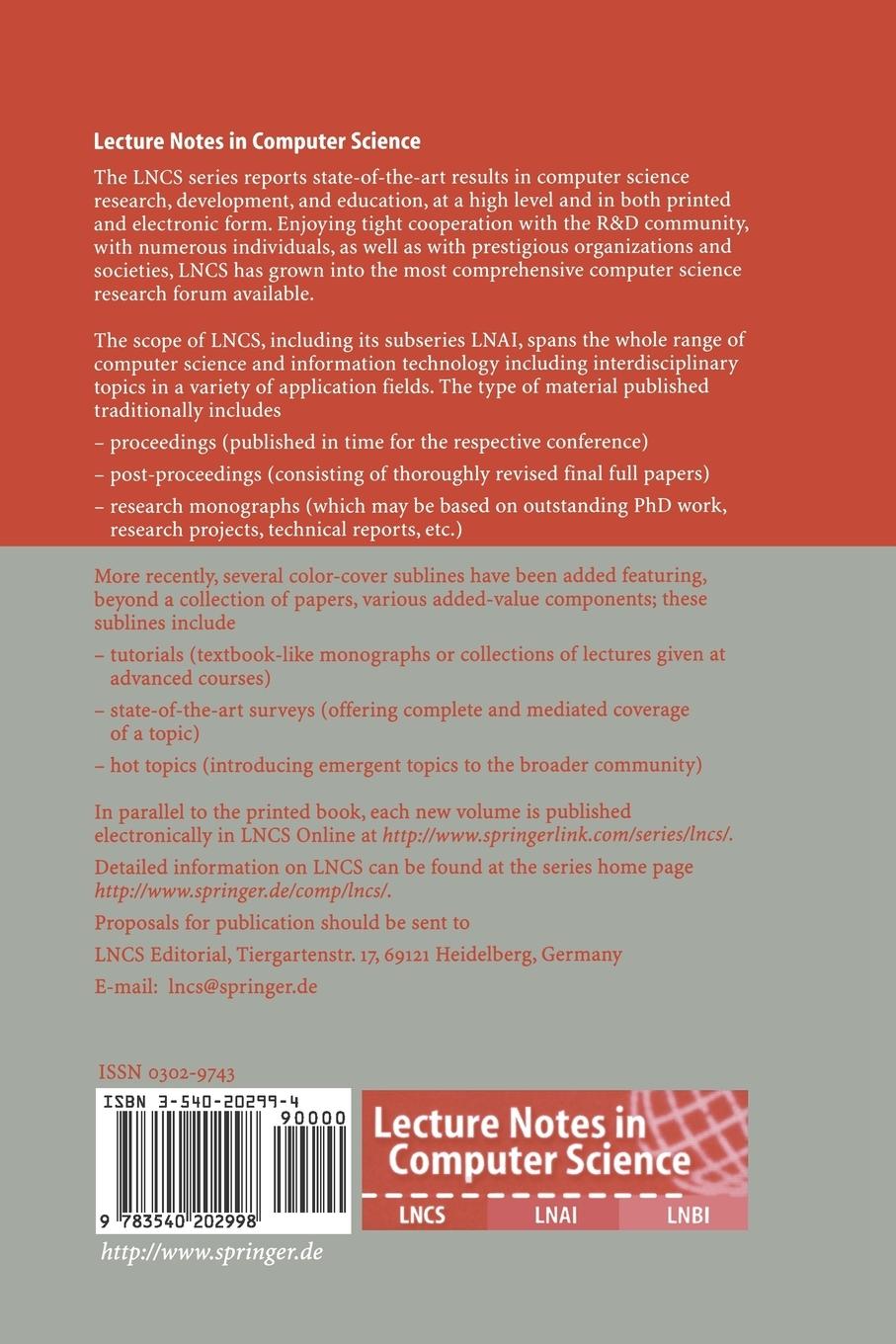 Rückseitencover Conceptual Modeling -- ER 2003