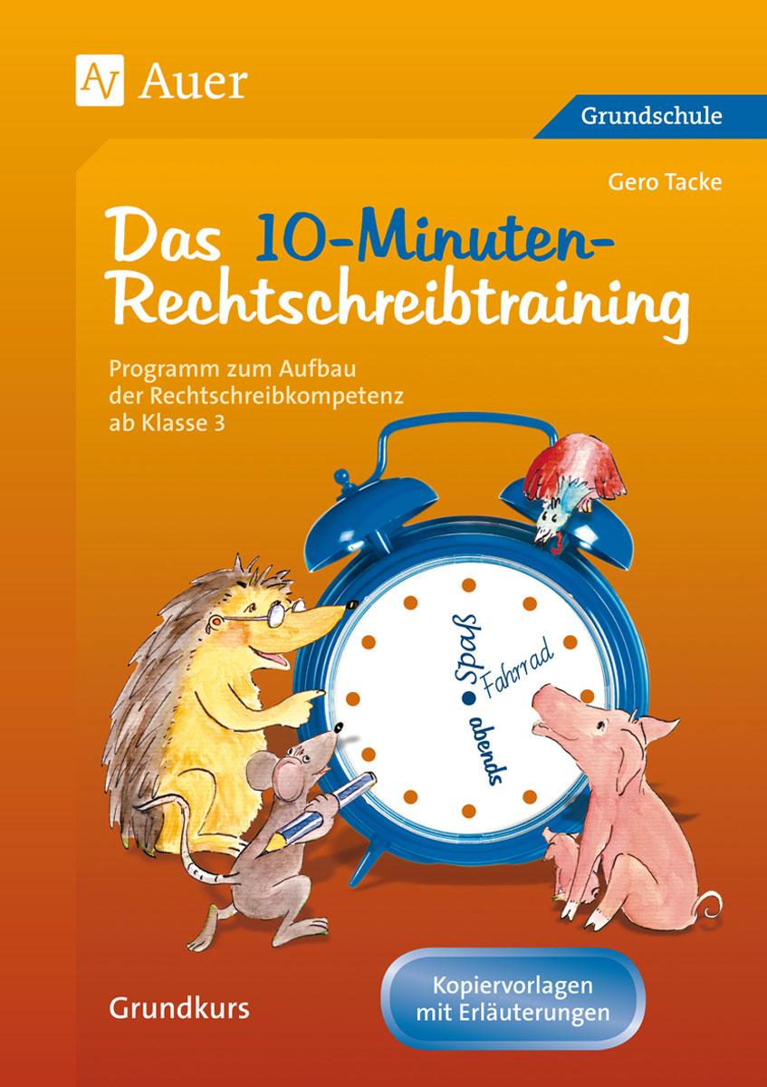 Vorderes Coverbild Das 10-Minuten-Rechtschreibtraining