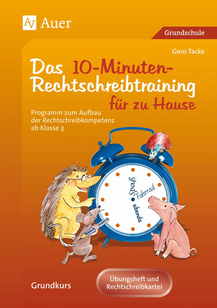 Vorderes Coverbild Eltern helfen ihrem Kind. Das 10-Minuten-Rechtschreibtraining