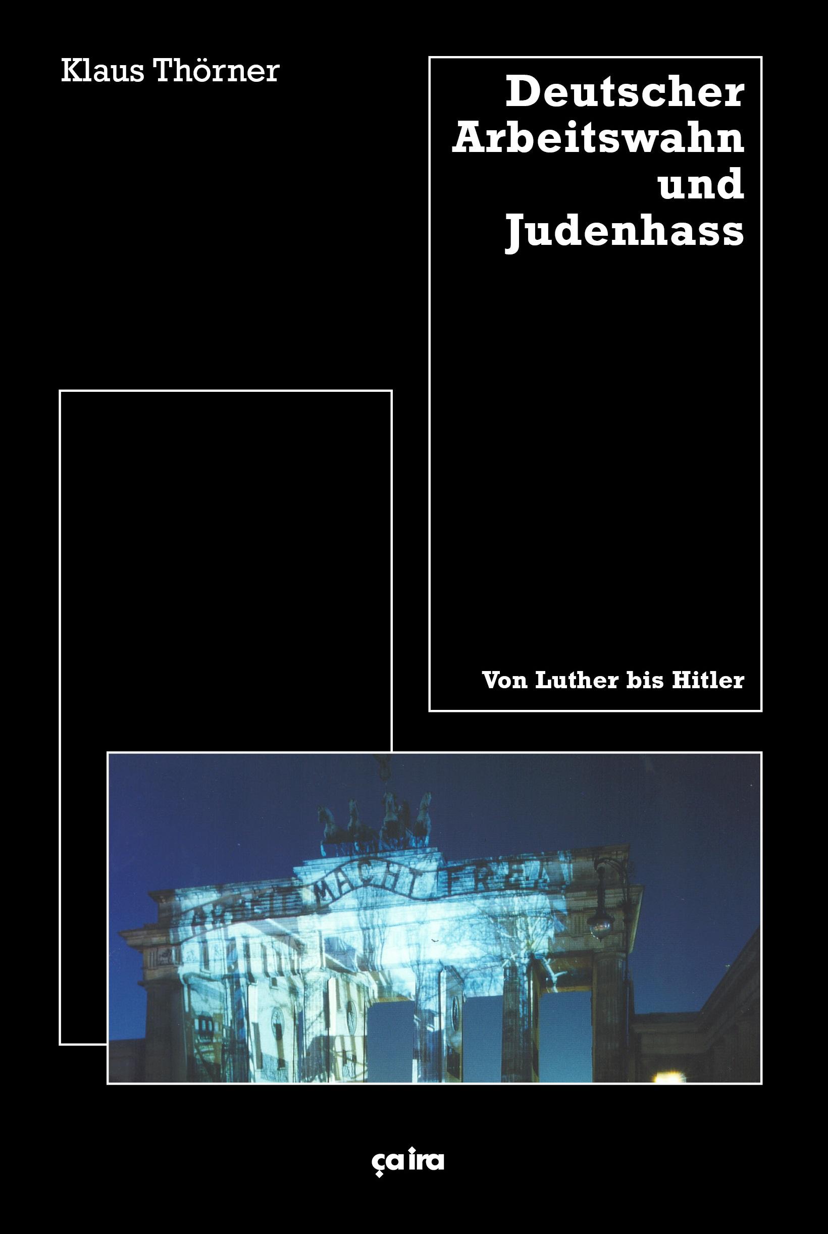 Vorderes Coverbild Deutscher Arbeitswahn und Judenhaß
