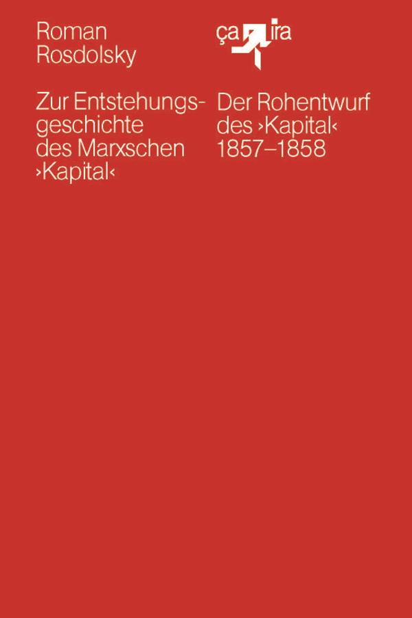 Vorderes Coverbild Zur Entstehungsgeschichte des Marxschen >Kapital<
