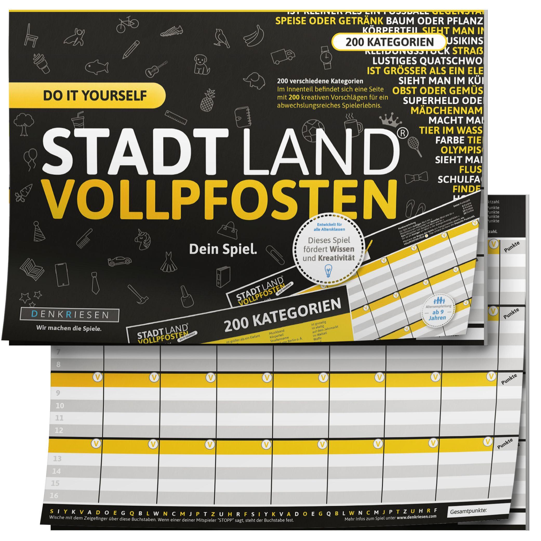 Vorderes Coverbild STADT LAND VOLLPFOSTEN® - DO IT YOURSELF-EDITION