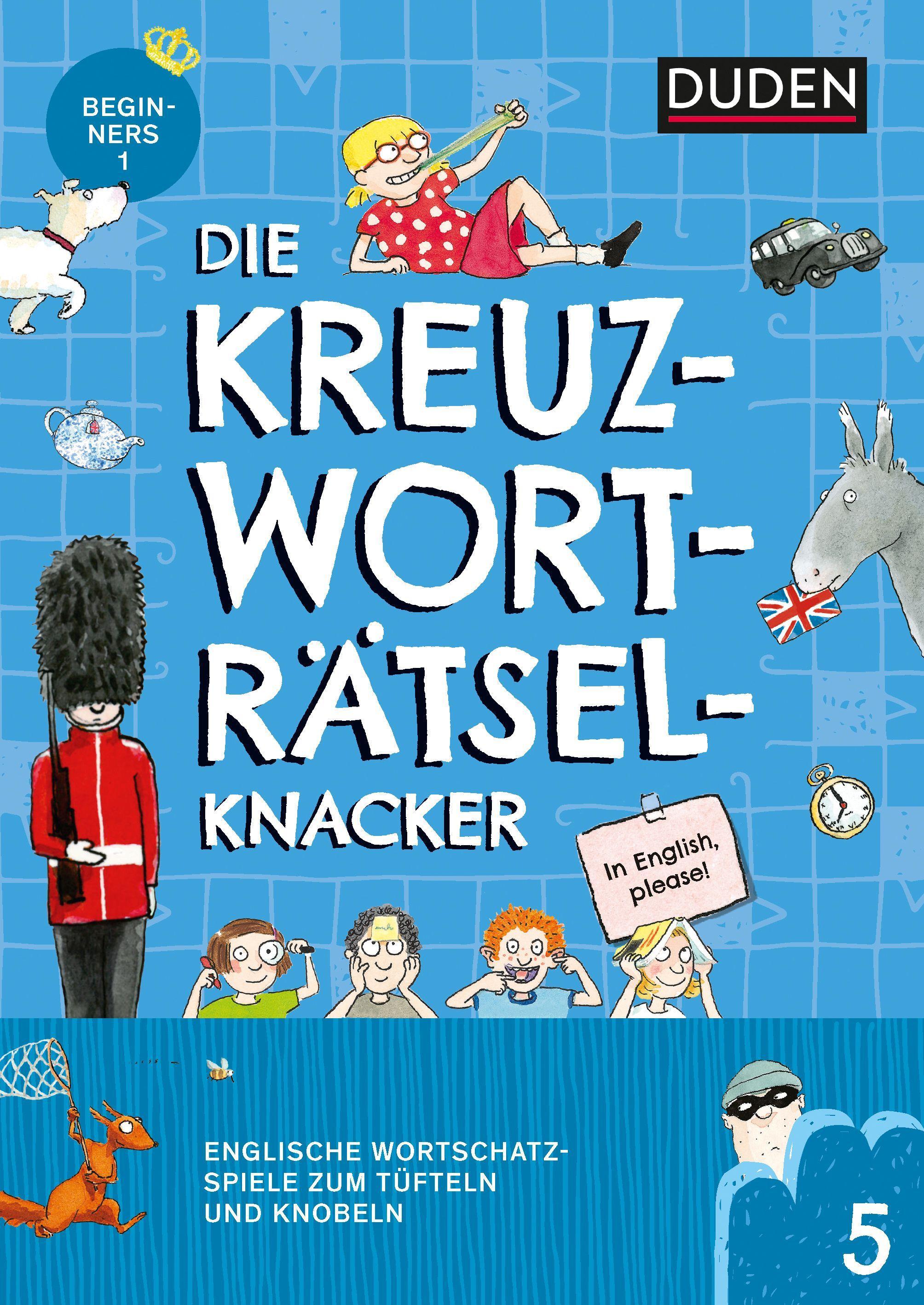 Vorderes Coverbild Die Kreuzworträtselknacker - Englisch 1. Lernjahr (Band 5)
