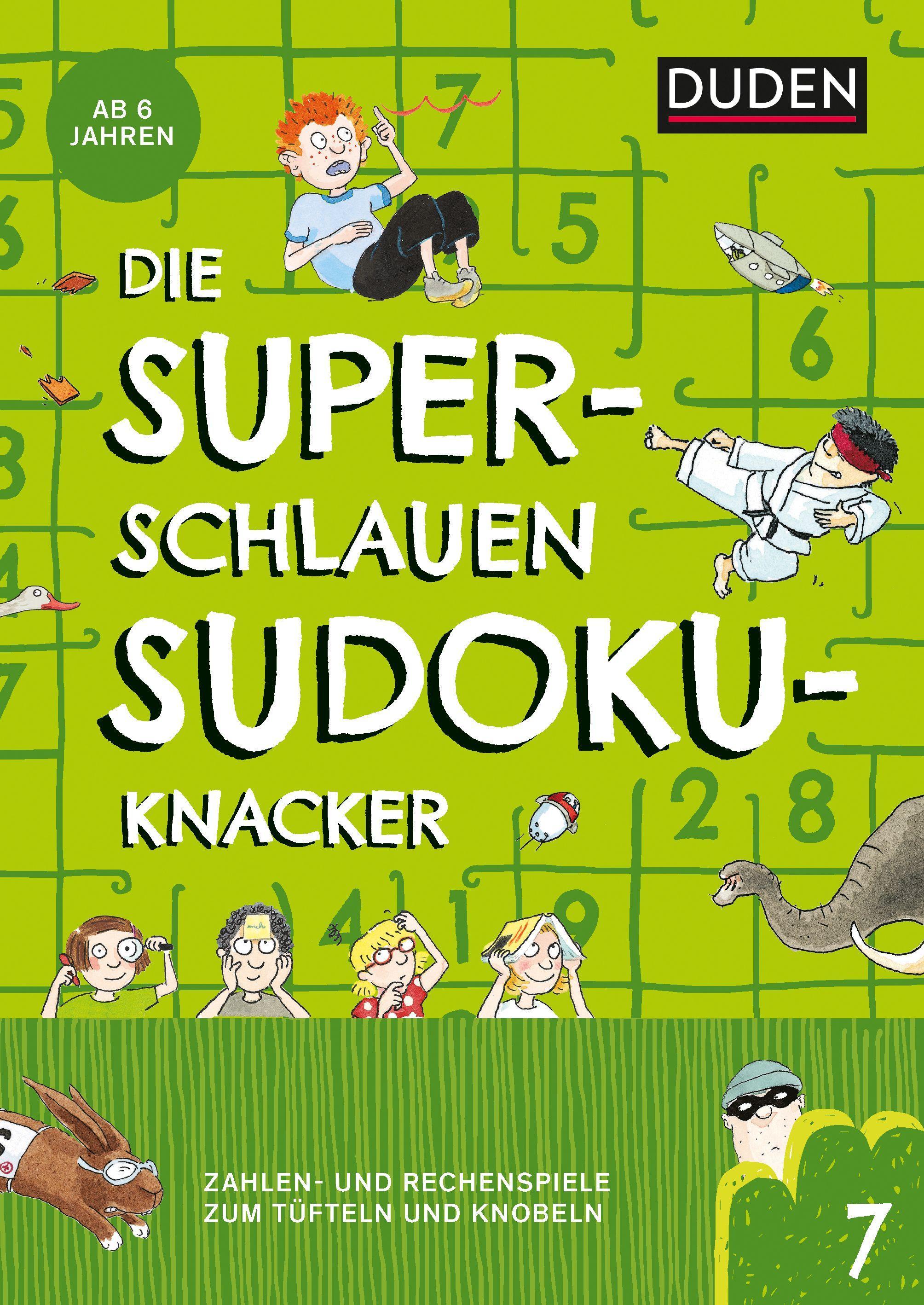 Vorderes Coverbild Die superschlauen Sudokuknacker - ab 6 Jahren (Band 7)