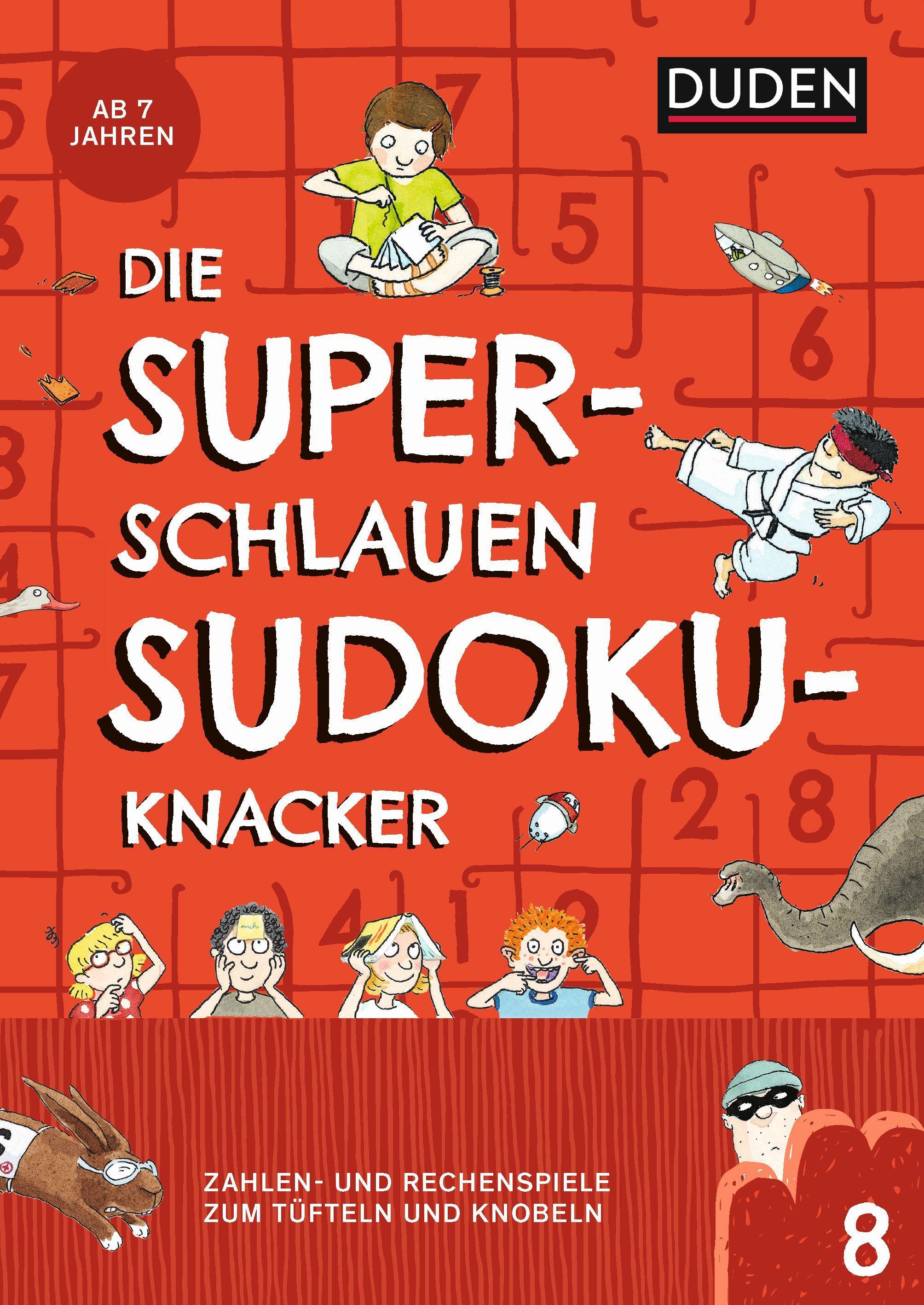 Vorderes Coverbild Die superschlauen Sudokuknacker - ab 8 Jahren (Band 8)