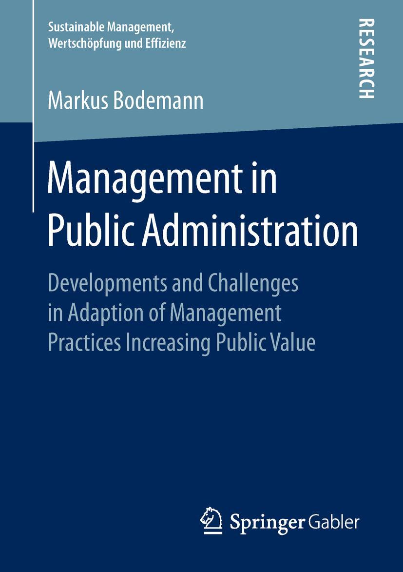 Vorderes Coverbild Management in Public Administration