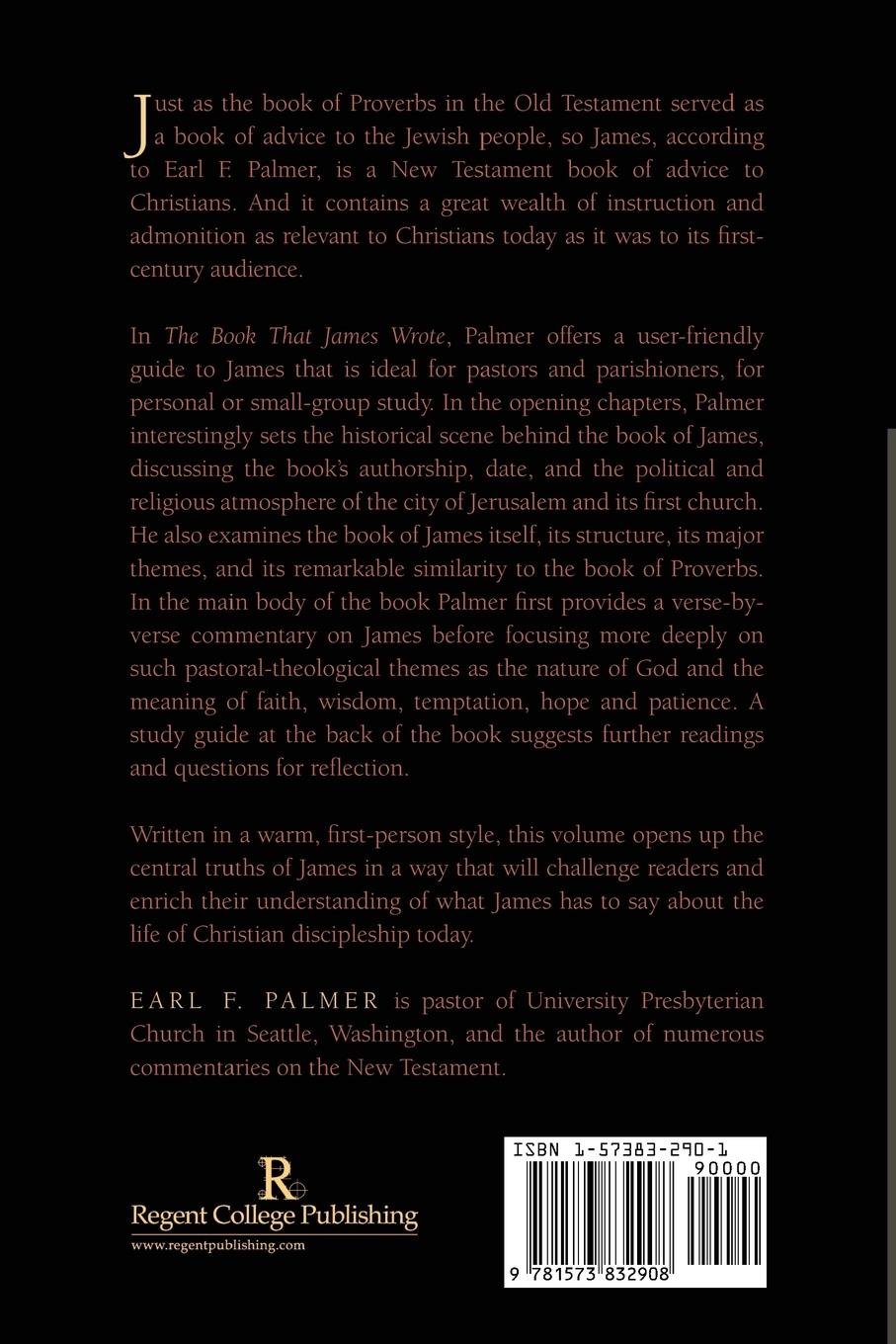 Rückseitencover The Book That James Wrote