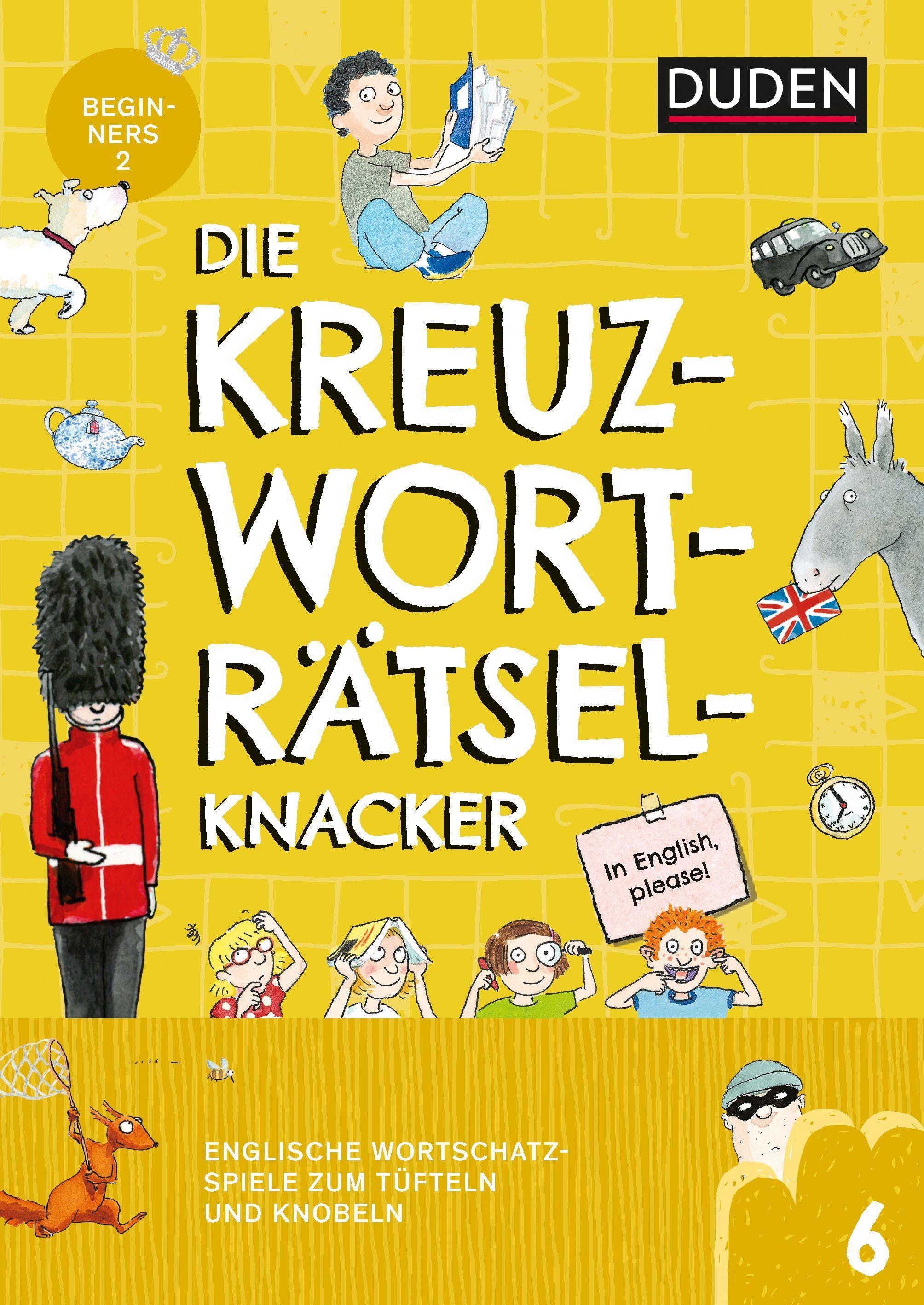Vorderes Coverbild Die Kreuzworträtselknacker - Englisch 2. Lernjahr (Band 6)