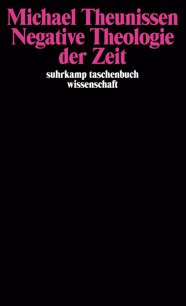 Vorderes Coverbild Negative Theologie der Zeit