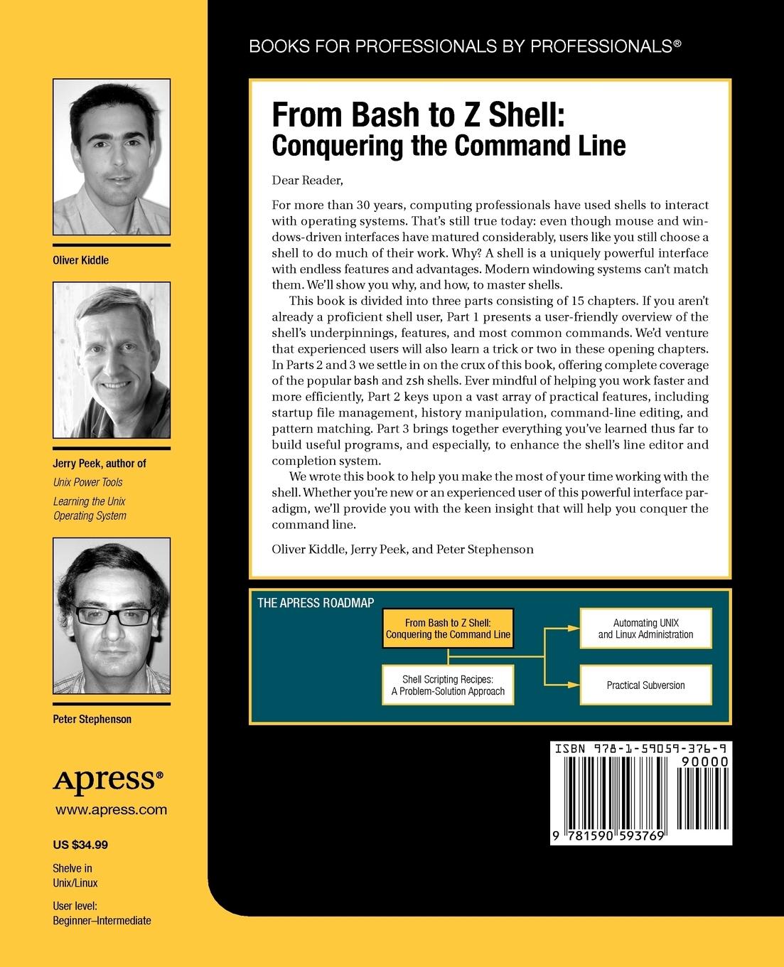 Rückseitencover From Bash to Z Shell