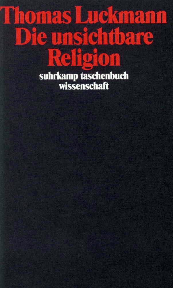 Vorderes Coverbild Die unsichtbare Religion