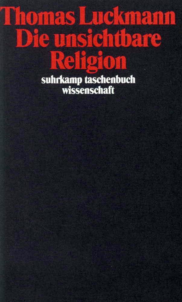 Vorderes Coverbild Die unsichtbare Religion
