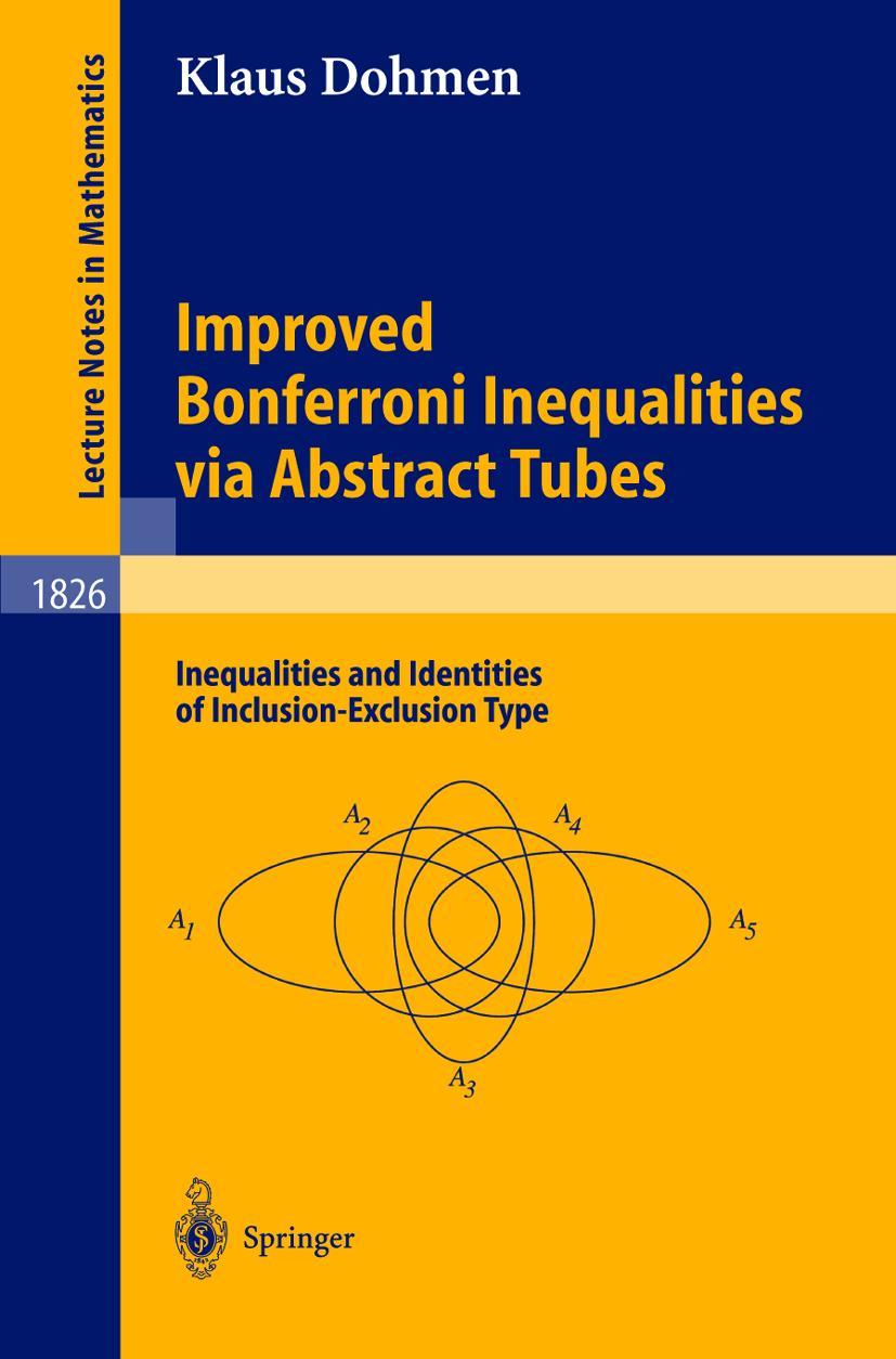 Vorderes Coverbild Improved Bonferroni Inequalities via Abstract Tubes