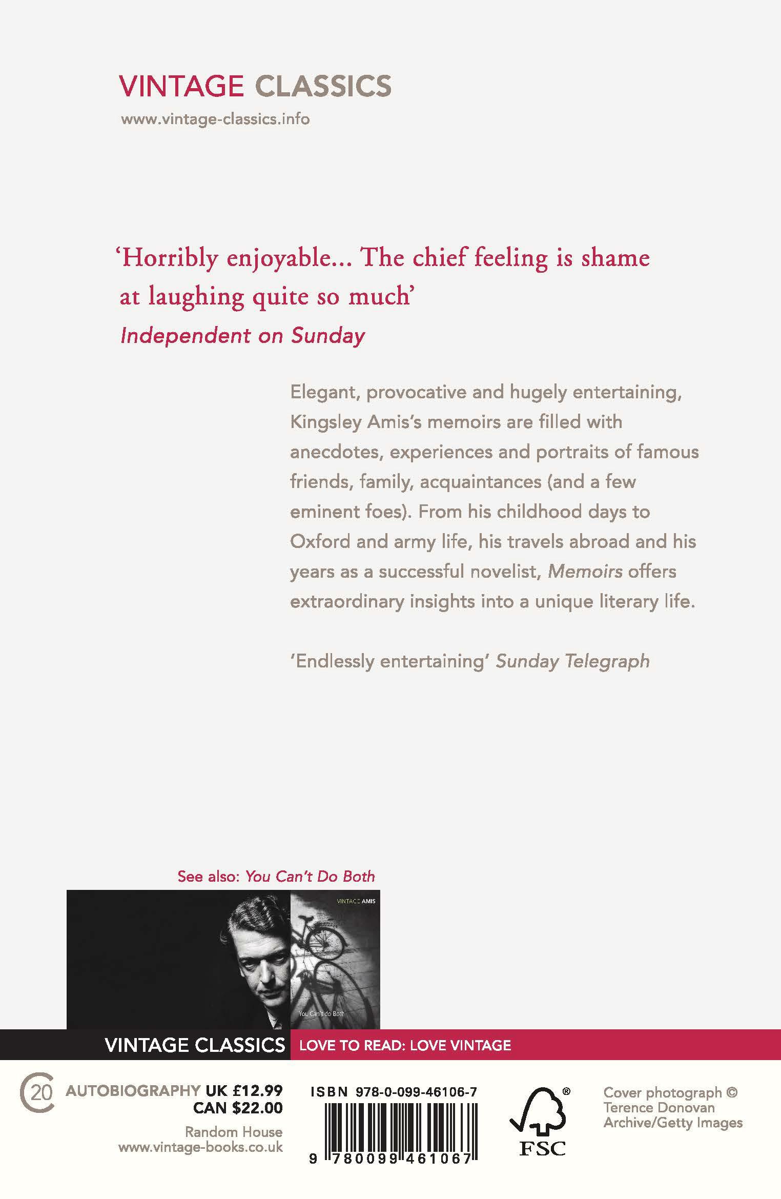 Rückseitencover Memoirs