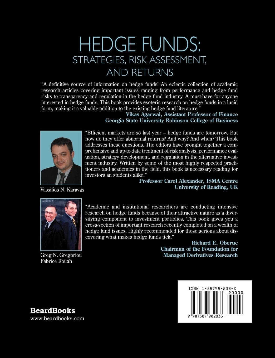 Rückseitencover Hedge Funds