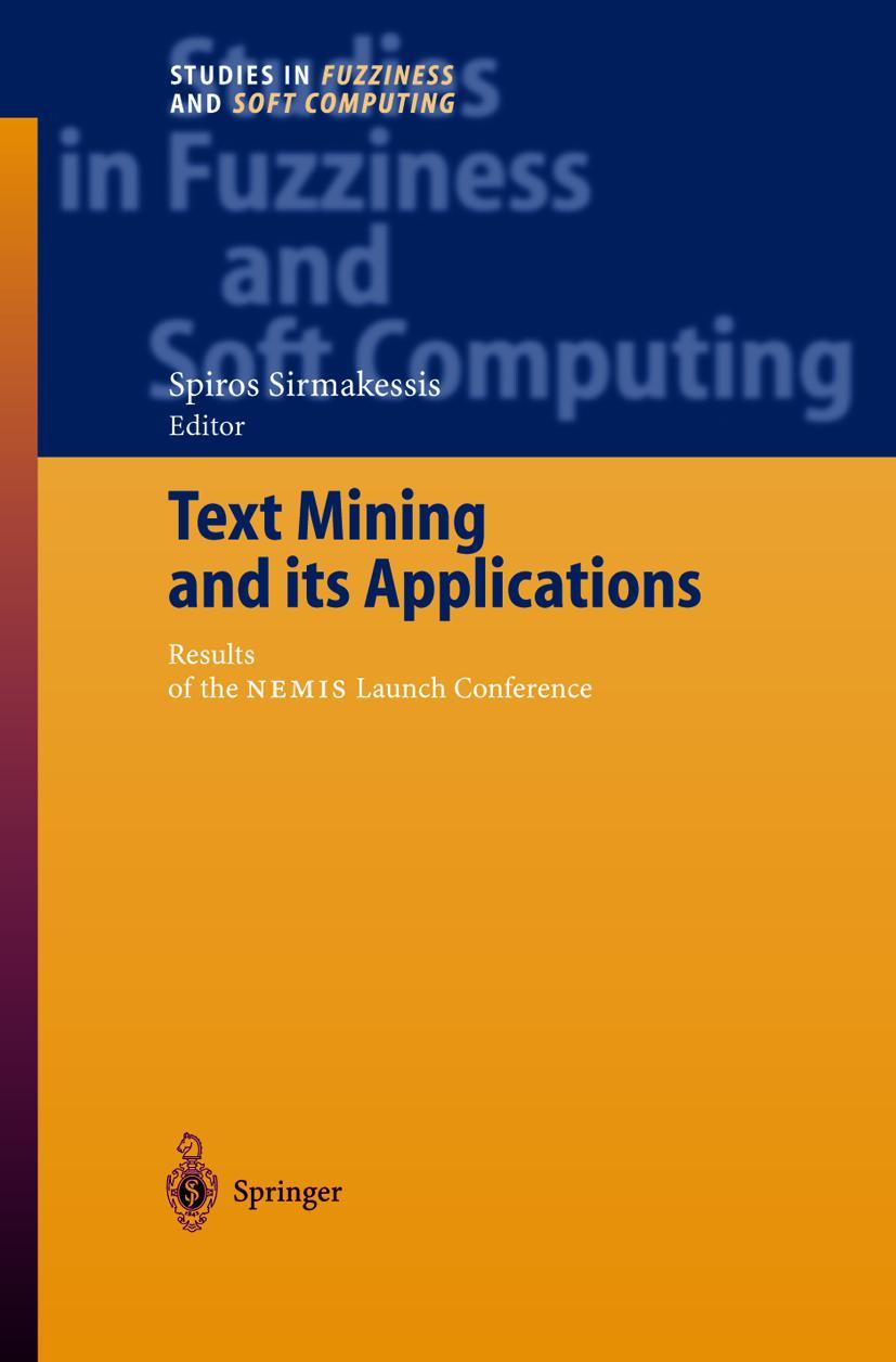 Vorderes Coverbild Text Mining and its Applications