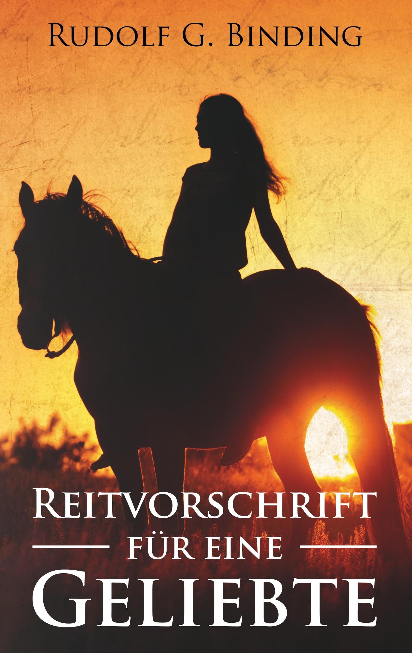 Vorderes Coverbild Reitvorschrift für eine Geliebte