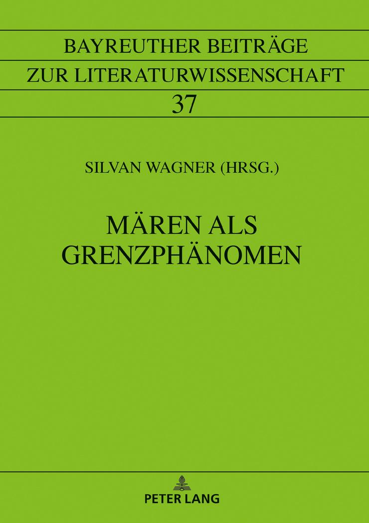 Vorderes Coverbild Mären als Grenzphänomen