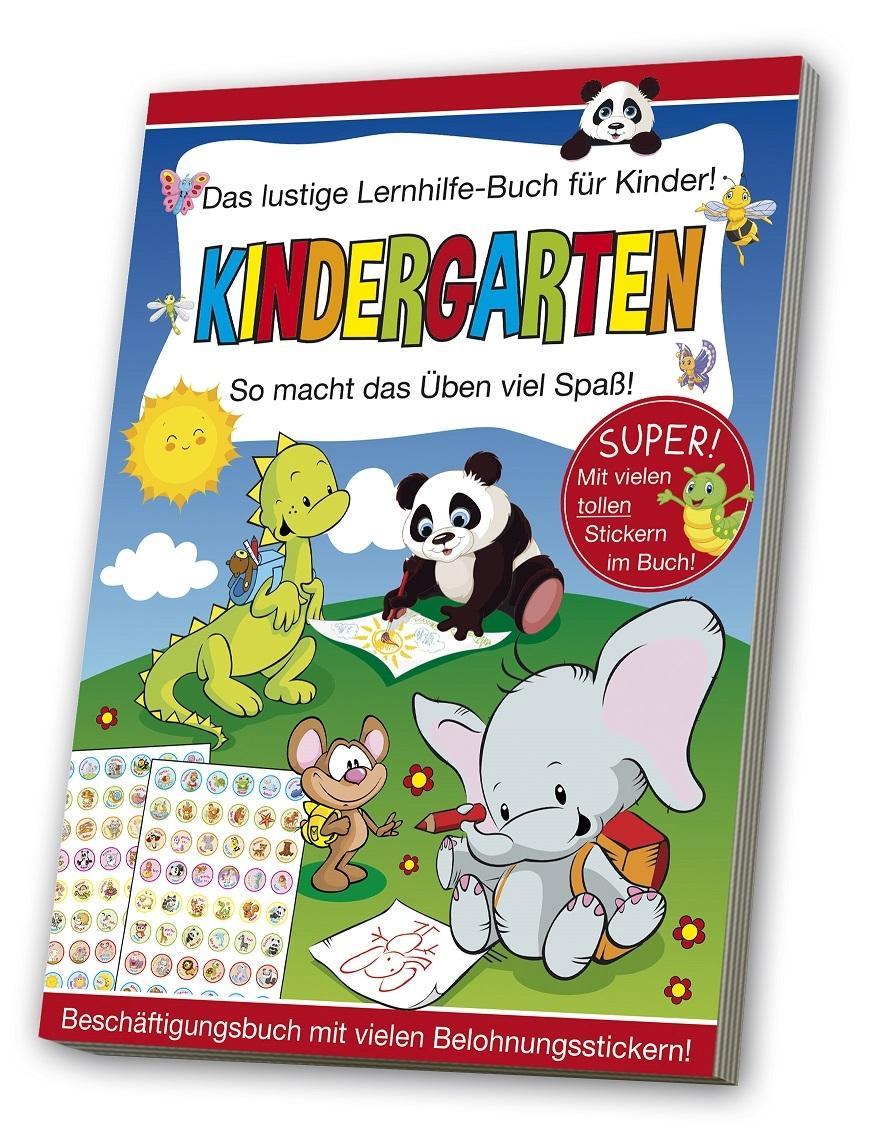 Vorderes Coverbild Lernhilfebuch - Kindergarten