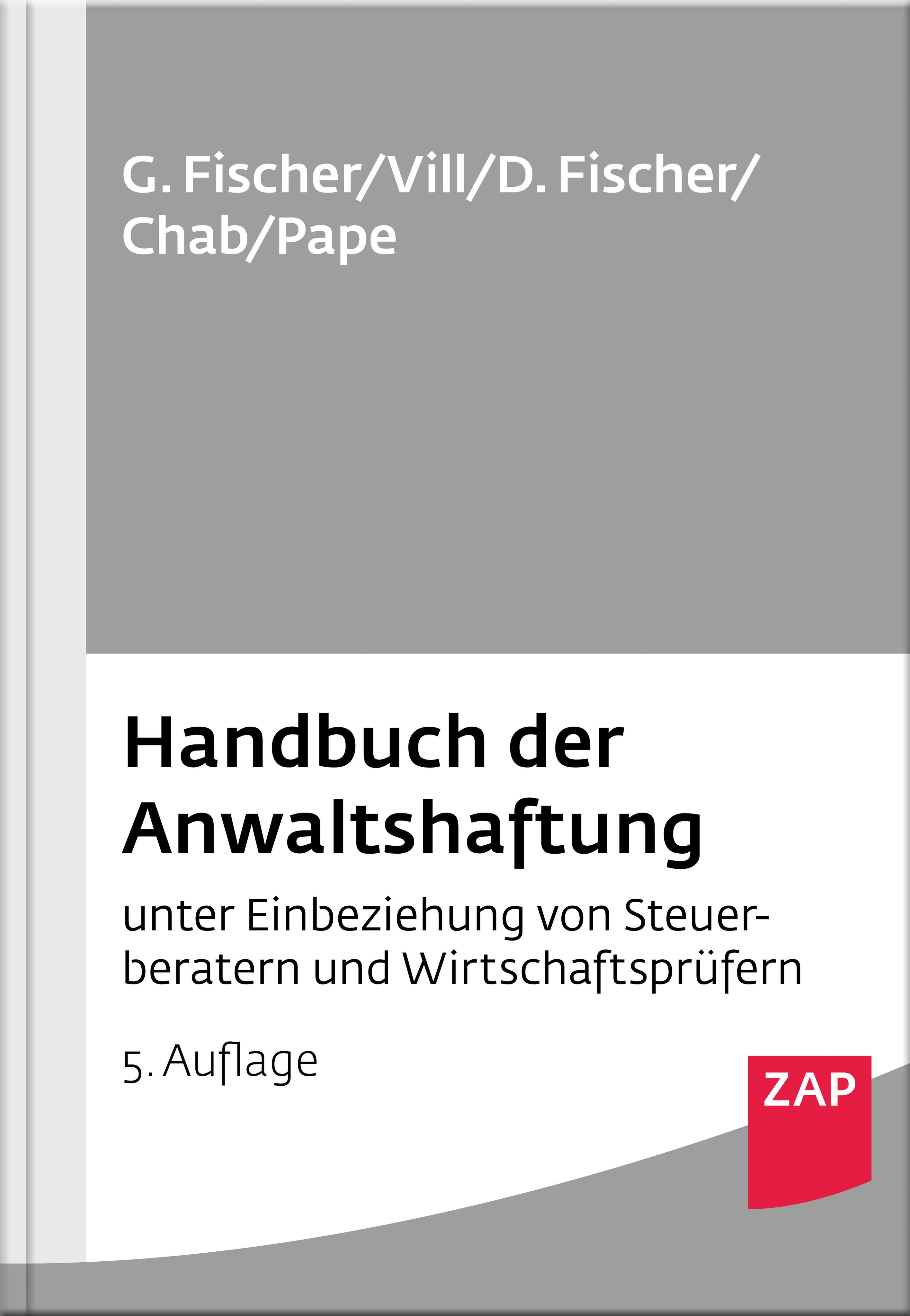 Vorderes Coverbild Handbuch der Anwaltshaftung