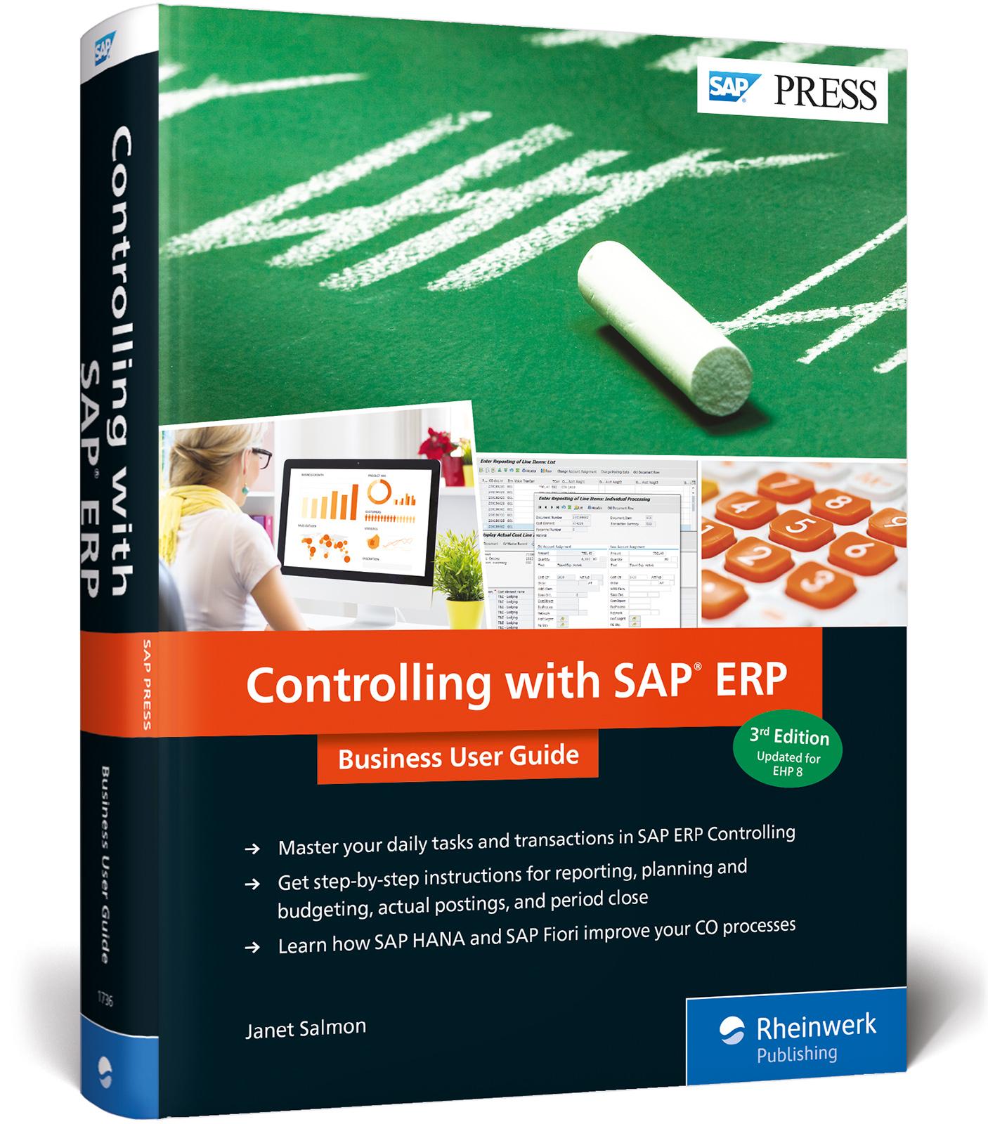 Vorderes Coverbild Controlling with SAP Erp: Business User Guide