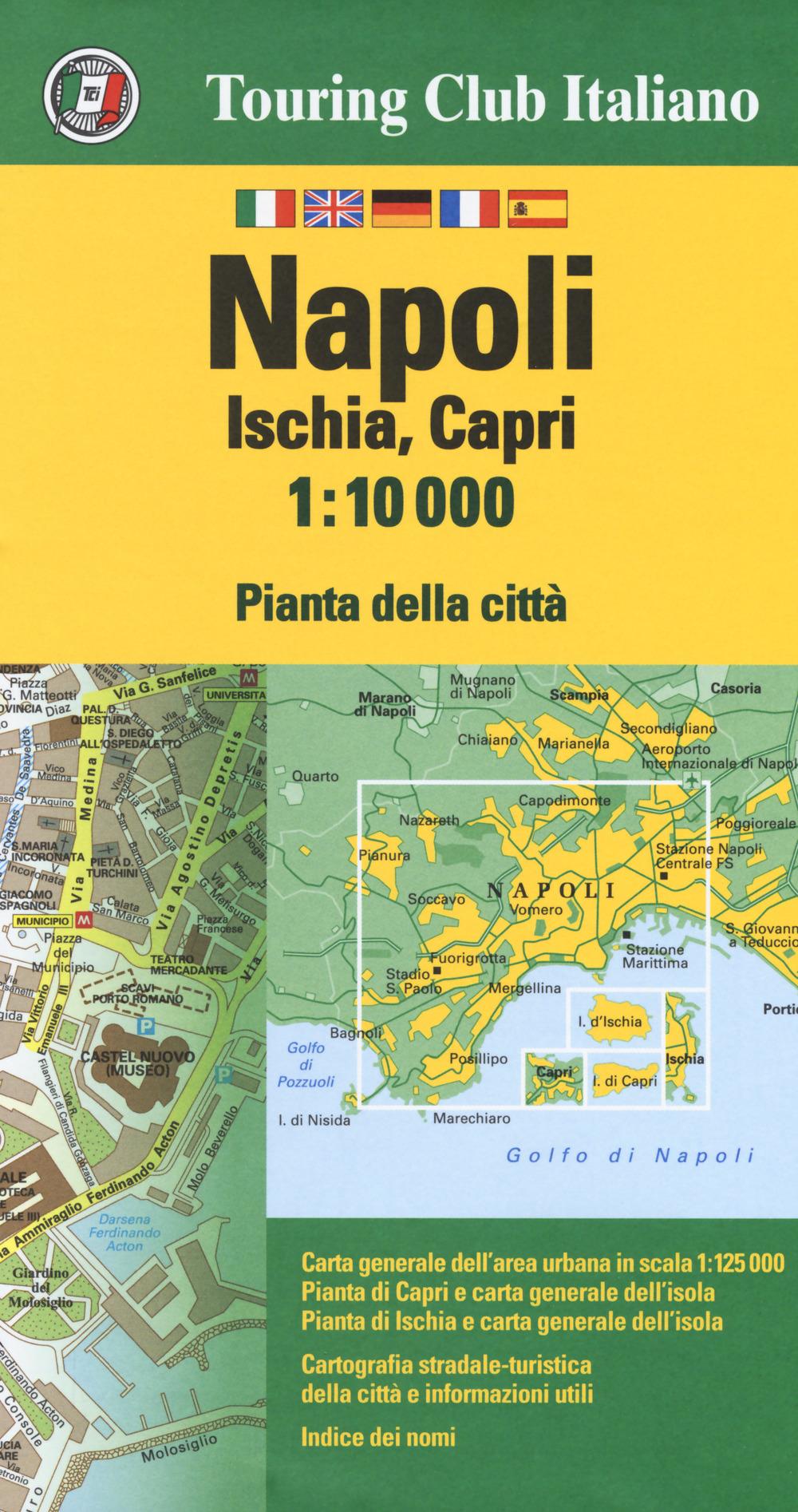 Vorderes Coverbild Napoli, Ischia, Capri 1:10.000