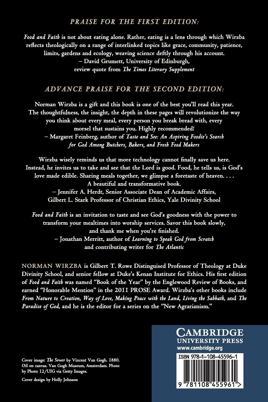 Rückseitencover Food and Faith