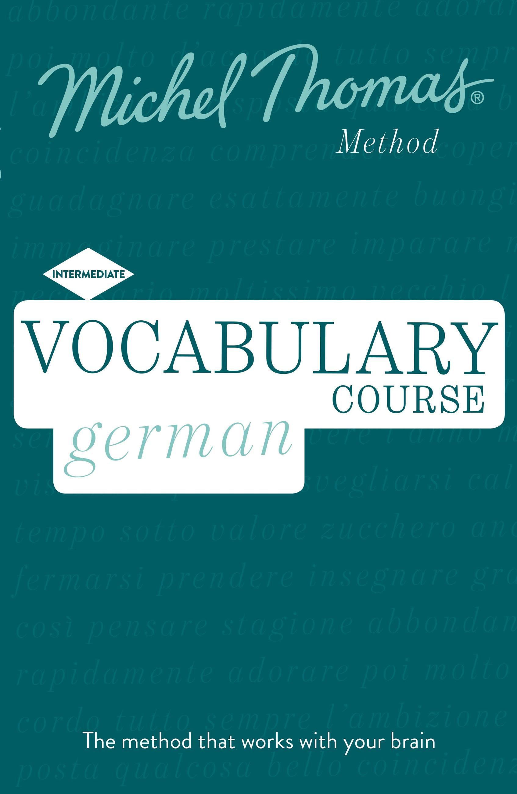 Vorderes Coverbild Vocabulary German (Learn German with the Michel Thomas Method)
