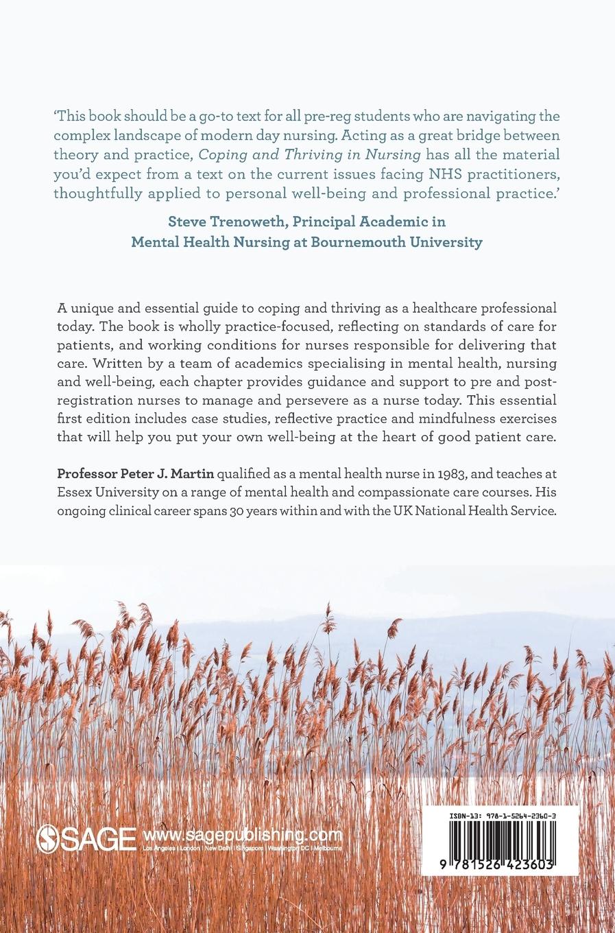 Rückseitencover Coping and Thriving in Nursing