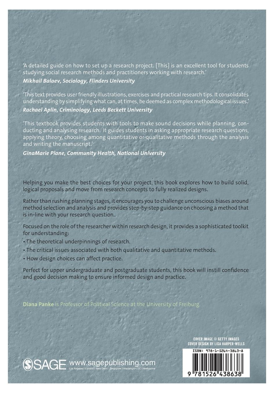 Rückseitencover Research Design & Method Selection