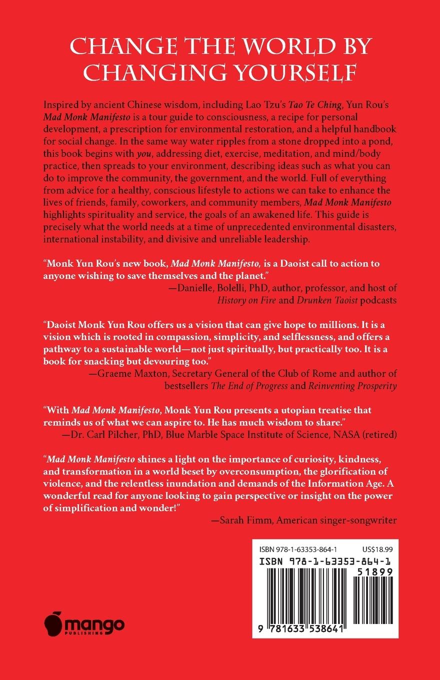 Rückseitencover The Mad Monk Manifesto