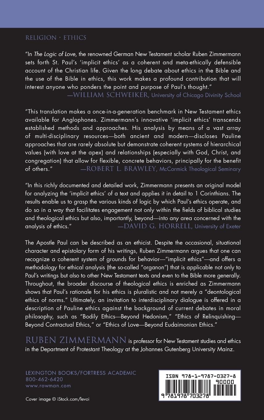 Rückseitencover Logic of Love