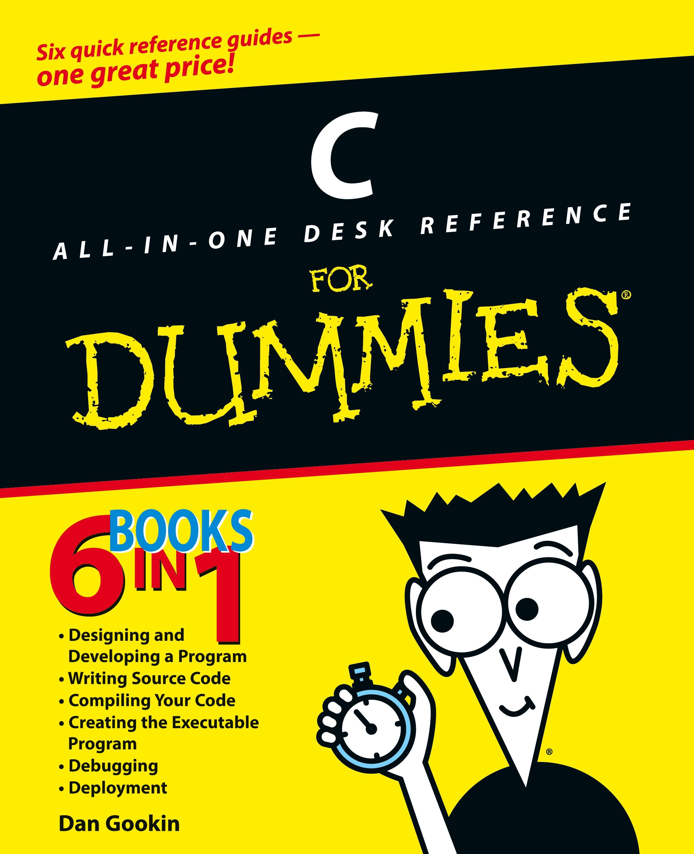 Vorderes Coverbild C All-in-One Desk Reference For Dummies