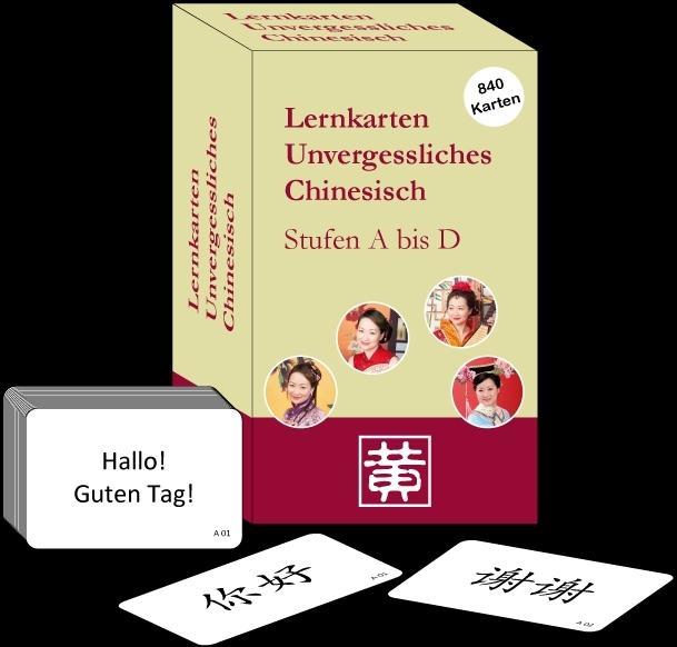 Beispielinhalt (Bild) Lernkarten Unvergessliches Chinesisch